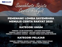 SAYEMBARA CERITA RAKYAT SAWAHLUNTO; Losuang Manangih dan Danau Hitam Terbaik Pertama