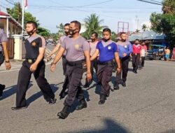 Kapolsekta Pariaman Ajak Personel Berolahraga