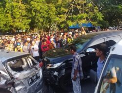 Pajero Sport “Kesurupan”, Dua Tukang Parkir Balaikota Padang Lama Luka Serius