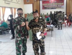Libatkan Pemuda Panca Marga, Korem 032/Wbr Gelar Donor Darah