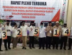 PILKADA PASBAR, Ini Nomor Urut Pasangan Calon