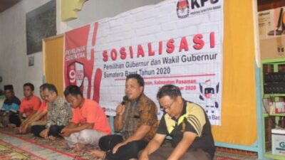 Pastikan Masyarakat Dapat Menggunakan Hak Pilih, KPU Pasaman Sosialisasi ke Daerah Terpencil