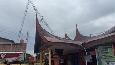 Tower Disdukcapil Agam Patah, Pelayanan Terganggu