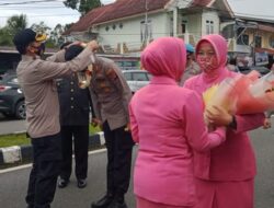 Upacara Farewell Parade Kapolres Pasaman Berjalan Khidmat dan Lancar