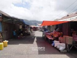 51 Petak Kios di Jalan Lingkar Pasar Padang Panjang Dibongkar