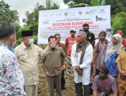 Nasrul Abit Letakkan Batu Pertama Pembangunan Replika Roemah Djoeang Mr. Syafruddin Prawiranegara