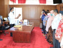 Walikota Pariaman Lantik Sejumlah Pejabat
