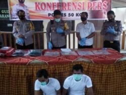Lari Saat Ditangkap, Dua Residivis Curanmor Didor Anggota Polres Limapuluh Kota