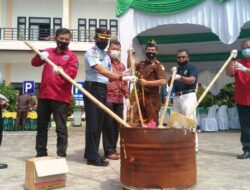 Kejari Pariaman Musnahkan Barang Bukti Narkotika