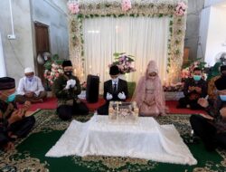 Nasrul Abit Sosialisasikan Perda AKB di Hadapan Pengantin Baru dan Tamu Undangan