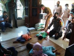 Kapolres Pariaman Datangi Rumah Tiga Kakak Beradik Lumpuh