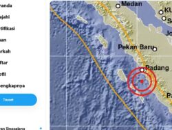 Gempa M5.3 di Pesisir Selatan tak Berpotensi Tsunami