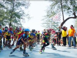 Lima Daerah Ikuti Pariaman Fun Roller Skating Tour Race