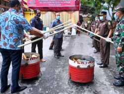 Kejari Musnahkan Narkotika, Pasaman Berada di Jalur Perlintasan