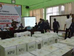 Besok, Hasil Pemilihan Gubernur di Kecamatan akan Diketahui