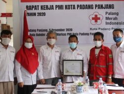 Selama 2020, PMI Padang Panjang Fokus Bantu Pemko Tangani Covid-19