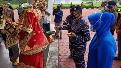 Lantamal II Padang Sambut Kedatangan Danlantamal Baru