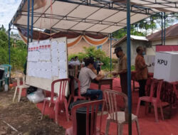 TPS 57 Tembok Kecamatan Lubuk Basung Gelar Pemilihan Suara Ulang 