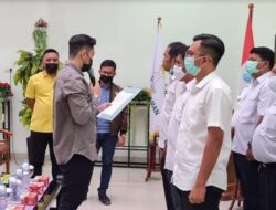 Dani Hariona Lantik Pengurus BPC HIPMI Pasaman 