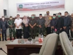 DPRD Pasaman Gelar Rapat Paripurna Pengumuman Usulan Pemberhentian Bupati dan Wakil Bupati 