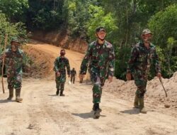 Dandim 0308/Pariaman Tinjau Sasaran Fisik Pra TMMD