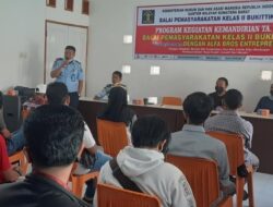 20 Klien Bapas Bukittinggi Ikuti Pelatihan Barista