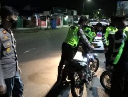 Balap Liar, Satlantas Polres Sijunjung Amankan Puluhan Sepeda Motor