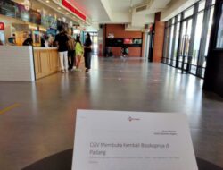 Tutup Selama Pandemi, CGV Padang Kini Dibuka Kembali