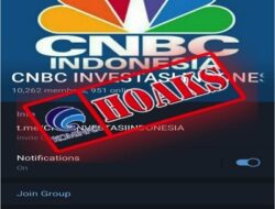 Hoaks, Akun Telegram Mencatut Nama CNBC Indonesia
