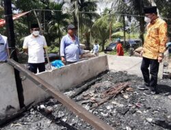 JKA Santuni Korban  Kebakaran di Padang Pariaman