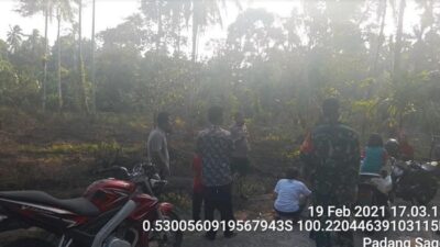Lahan Masyarakat di Pariaman Terbakar