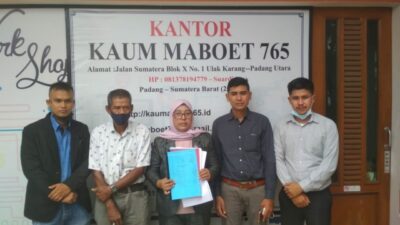 Angkat M. Yusuf Sebagai MKW, Kaum Maboet Kembali Klaim 765 Hektar Tanah di Padang