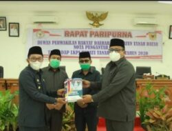 LKPj Pemkab Tanah Datar Tahun 2020, Serapan Anggaran Capai 85 Persen Lebih