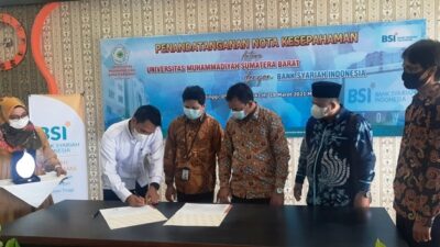UM Sumatera Barat Tandatangani Kerjasama dengan BSI