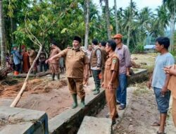 Batang Mapun Meluap, Rusak Sawah dan Pemukiman Warga