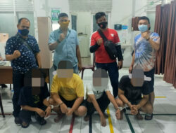 Tengah Pesta Sabu, Empat Pemuda Diamankan Polsek Padang Selatan
