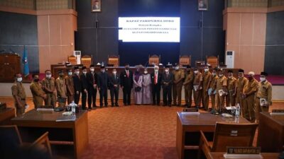 Kurang Separuh Jumlah Anggota DPRD Dharmasraya Hadiri Rapat Paripurna