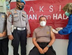 95 Anggota Polres Dharmasraya Divaksin