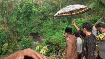 Wabub Rahmang Tinjau Tanggul Irigasi yang Bobol