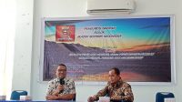Ketua Komisi Perlindungan Anggota INI Sumbar, Muhammad Ishaq memberikan penjelasan terkait pertanggungjawaban hukum akta notaris.ist