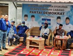 DPC Partai Demokrat Padang Gelar Syukuran dan Silaturahmi