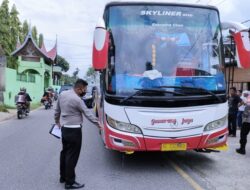 Sopir dan Kernet Bus Gumarang Jaya Diamankan Polres Padang Panjang