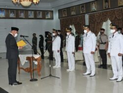 Gubernur Lantik Bupati Solok dan Solok Selatan