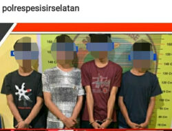  Bawa Sabu ke Sel Tahanan Mapolres Pesisir Selatan, Empat Remaja Ditangkap
