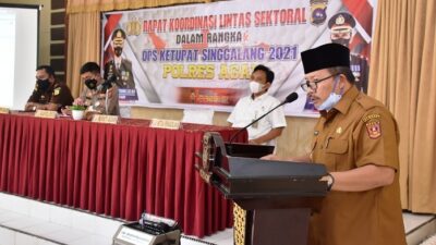 Untuk Pengamanan Lebaran dan Pengendalian Covid, Bupati AWR Ingatkan Semua Instansi Bersinergi