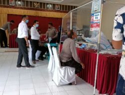 Ratusan Anggota Polres Agam Ikuti Tes Usap