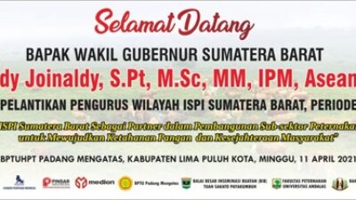 Pengurus ISPI Sumbar Dilantik di Area Peternakan Padang Mengatas