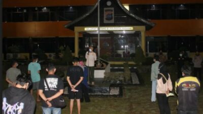 Satpol PP dan Polresta Padang Aktif Tekan Penyebaran Covid-19