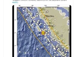 Gempa M5.8 Goyang Padang dan Sekitarnya