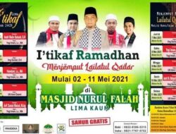 Wabup Richi Aprian Ajak Milenial I’tikaf Ramadhan
